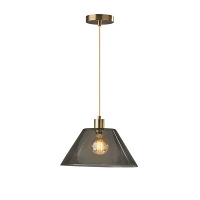Luminaire suspendu conique à 1 lumière Anastasia