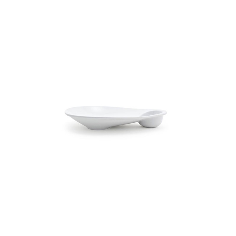Front Of The House Ellipse Porcelain Divided Serving Dish