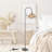 Aarzo 62" Arched/Arc Rattan Floor Lamp-116572840
