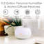 0.2 Gal. 2-in-1 Ultrasonic Cool Mist Humidifier & Aroma Diffuser for Small Rooms