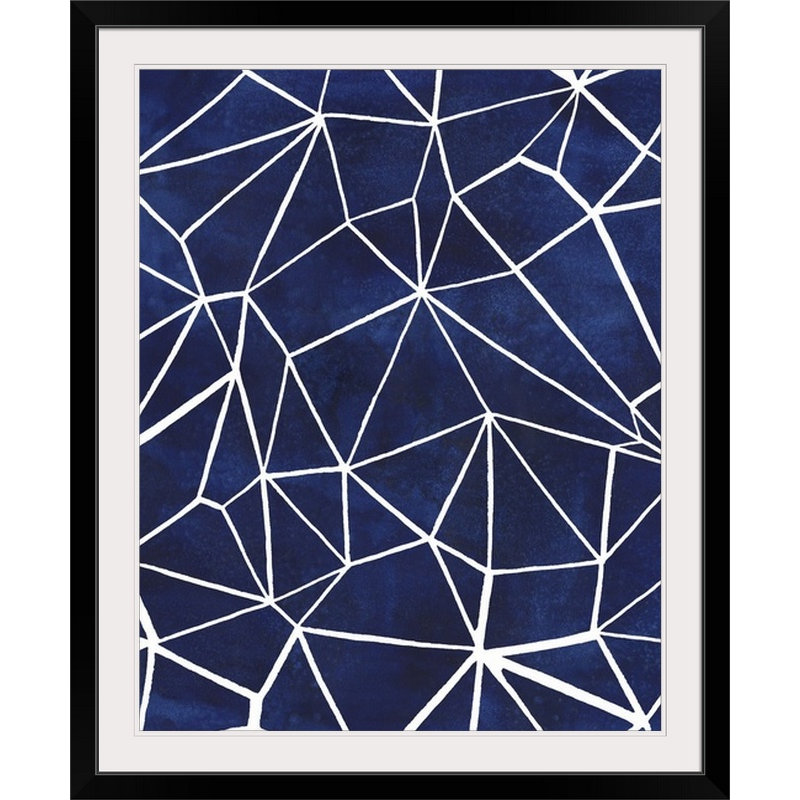 «Kelyse Pattern III», Grace Popp, impression, H 32 po x l 27 po x P 1 po, Cadre noir