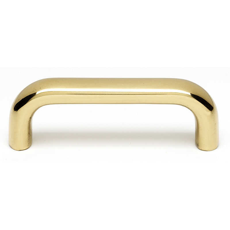 Contemporary Arch Pull, Polished Brass