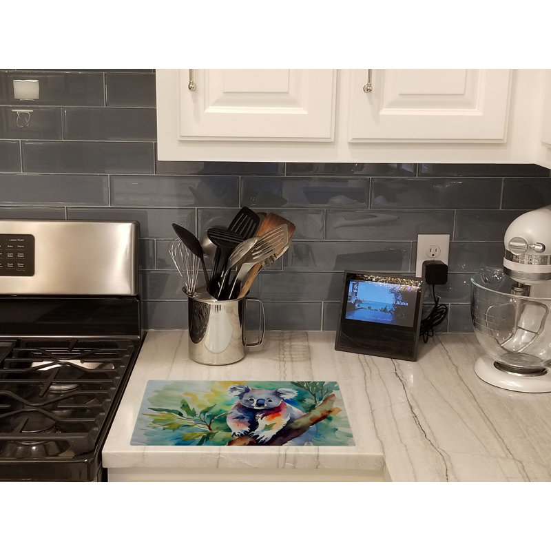 Koala Glass Cutting Board Large