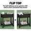 Table de bout mince avec armoire rabattable