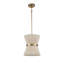 Luminaires suspendus en rotin 2 lumières