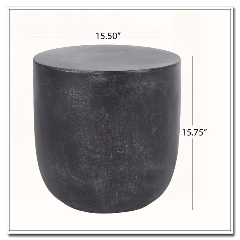 Outdoor LightWeight Concrete Side Table