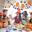 62 pièces d'Halloween boules suspendues ornements décorations d'arbre boules en plastique pour les fêtes de fin d'année décoration intérieure 62Pack