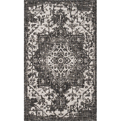 Indoor/Outdoor Gianelly Area Rug Ashen Colour