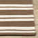 Palma Hand Woven Performance Stripe Brown Fabric Rug