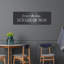  «Beware Of Mom», art mural en métal avec lettres et lignes, 48 po x 16 po-1608561012