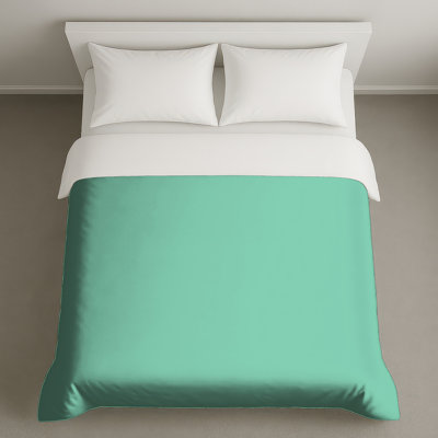 Solid Mint Background Duvet Covers