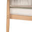 Causeuse d'extérieur en bois d'acacia Verona, bois naturel, coussin beige-1228907432