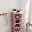 Range-chaussures rose rotatif 360 degrés 6 couches-130150944