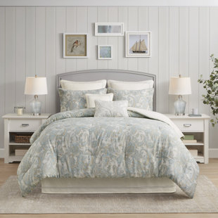 Chelsea Multi-Color 100% Cotton Modern & Contemporary 4 Piece Comforter Set
