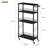 Black 34.56'' H x 16.65'' W Utility Cart-99341881