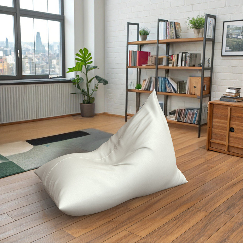 Sunbrella Bean Bag Lounger Cover (Bag Only), 129.5cm H x 129.5cm W x 170.2cm D, Canvas Natural Sunbrella®