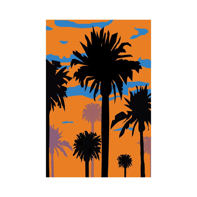 Palm Sunset I by Martin James - Wrapped Canvas Print, 66.04 cm H x 45.72 cm W x 3.175 cm D