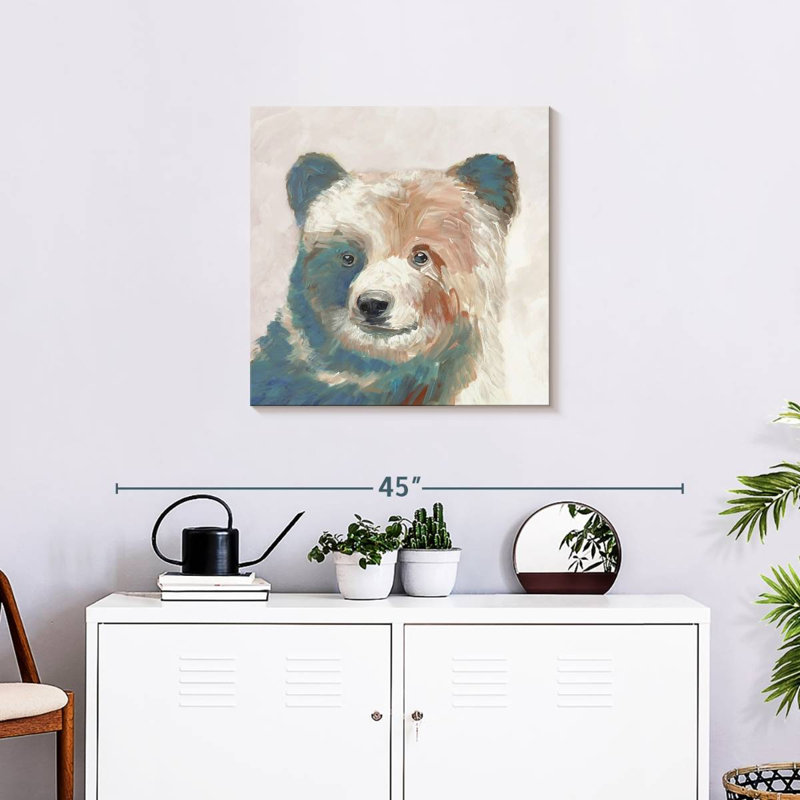 Crowle Smiley Bear Cub, 24" H x 24" W