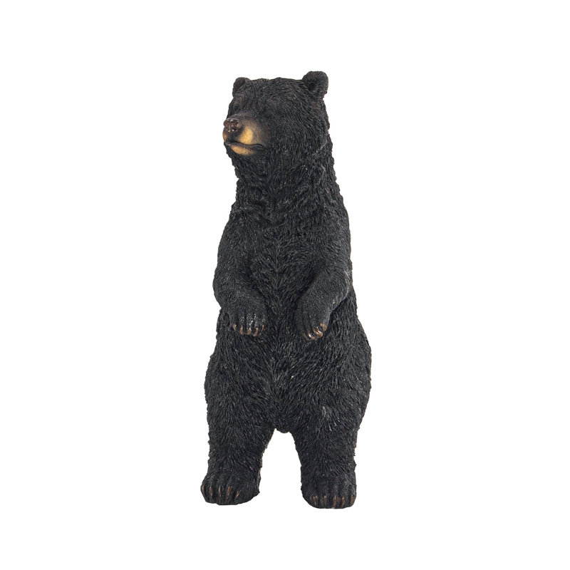 Black Bear Standing Statue