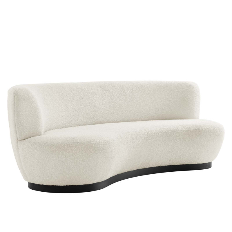 Canapé Modway Kindred Boucle, Noir