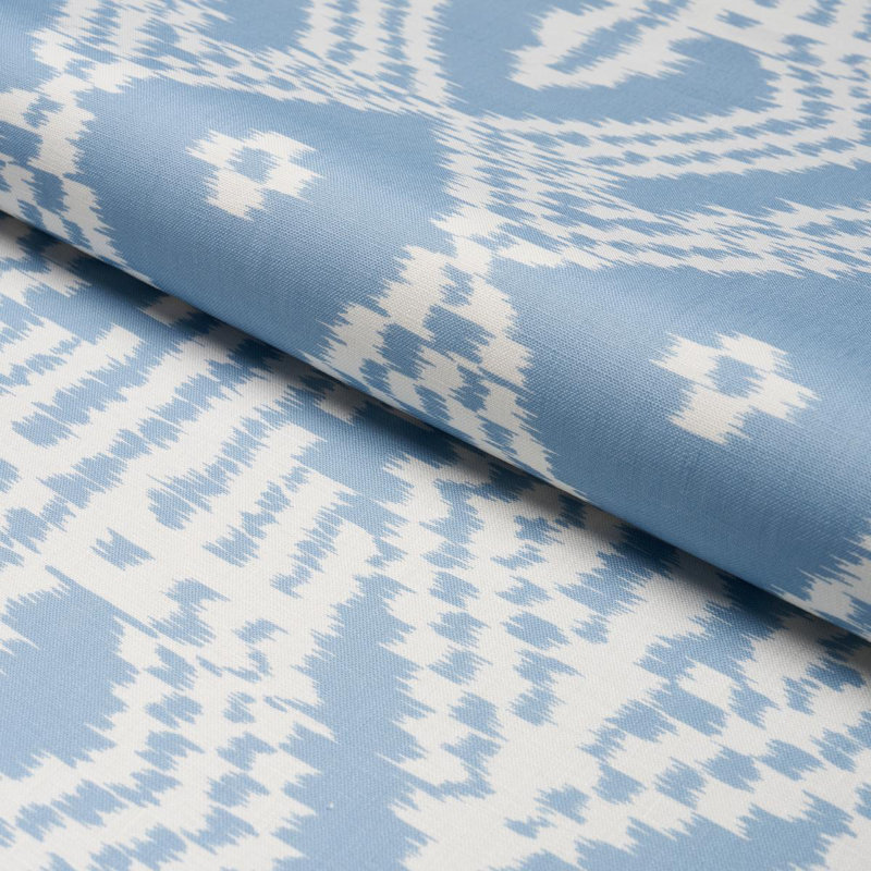 Tissu en similicuir 100% lin Asaka Performance, Chambray