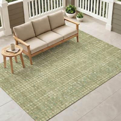Tapis géométrique intérieur / extérieur lavable à la machine Chantille ACN3015
