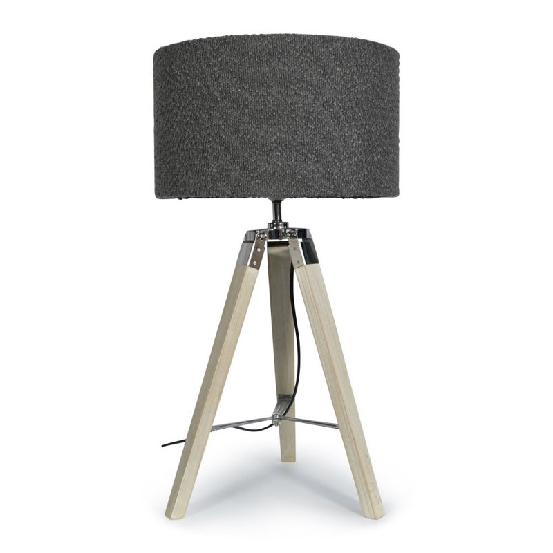 Plamond Tripod Lamp, Charcoal, Yes