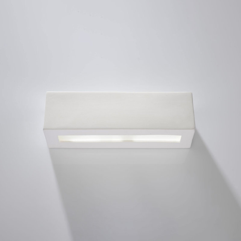 Vega Plastic Flush Mounted Sconce