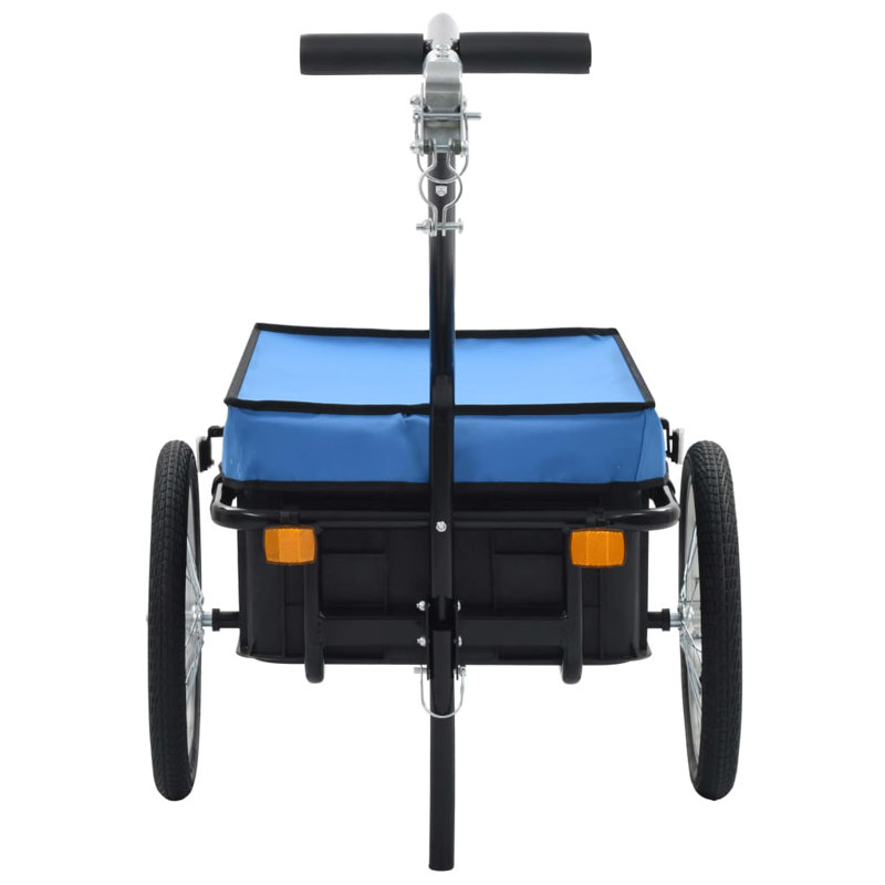 Bike Trailer/Hand Wagon 155x60x83 cm Steel, Blue