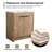 Beid 30" Freestanding Bathroom Vanity with Sink, Floor Standing Vanity with 2 Doors, Ceramic Basin Sink Top-1938765890
