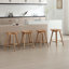 Tabouret de comptoir en bois massif avec repose-pieds H 24,25 po-872268219