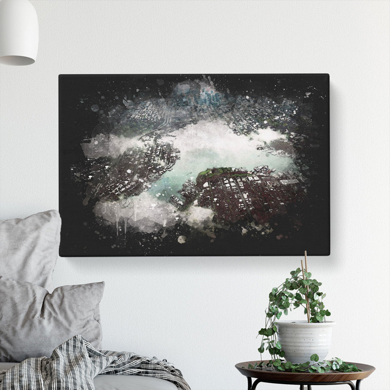 Seattle Skyline Vol.2 - Wrapped Canvas, 50cm H x 76cm W x 3cm D