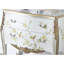 Commode décorative à deux tiroirs peinte à la main