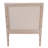 Amando French Country Accent Chair, Beige Upholstered