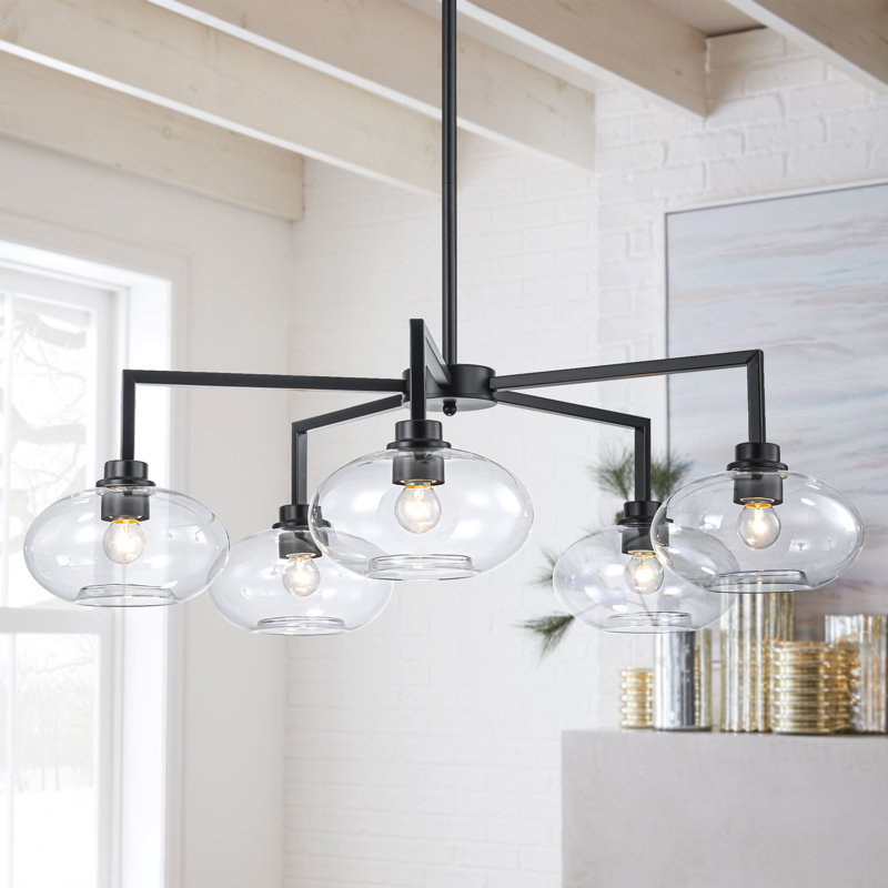 5 - Light Dimmable Sputnik Sphere Chandelier