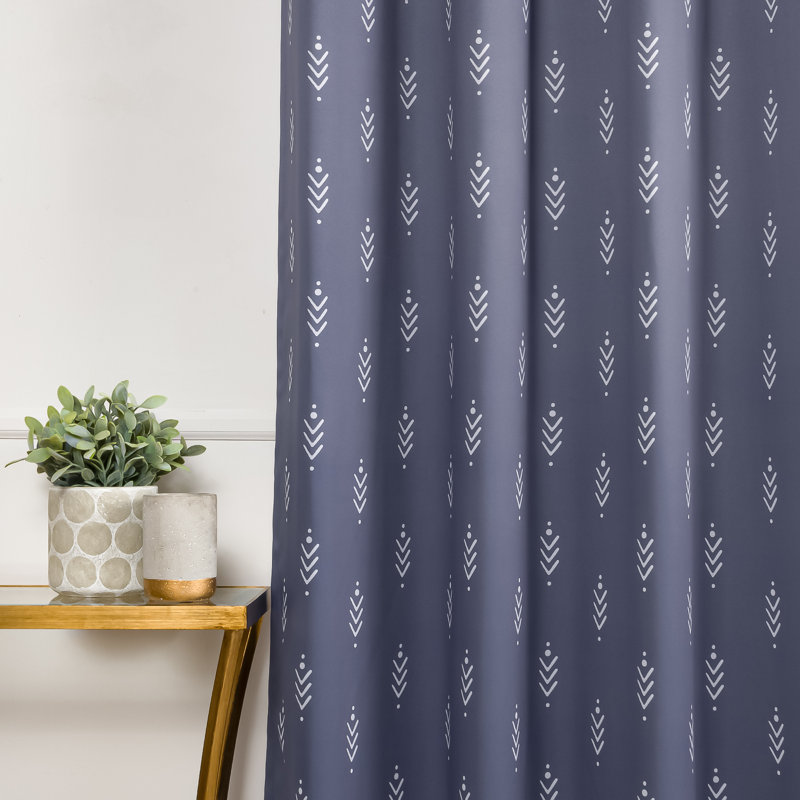 Yountville Thermal Room Darkening Curtain Panels, 52" W x 84" L, Indigo