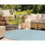 Tapis intérieur / extérieur bleu Saldanha-1904824698