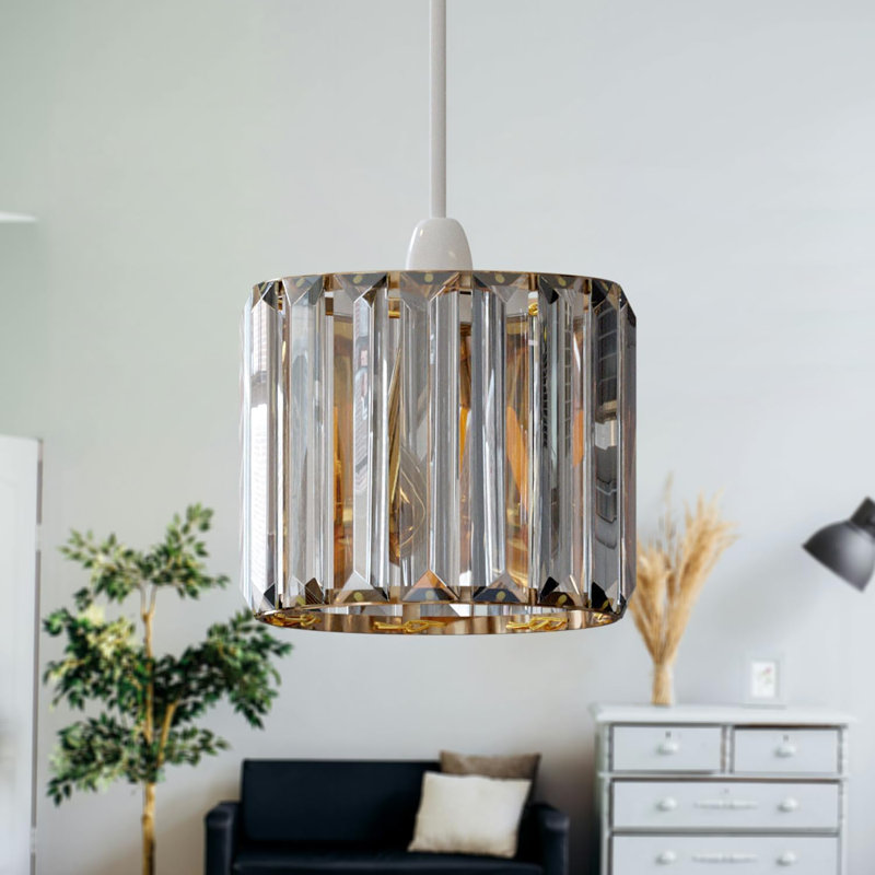 Lamp Shade, Gold, 12cm