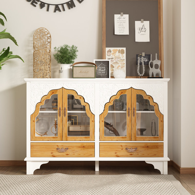 Commode d'appoint 2 tiroirs Vintage