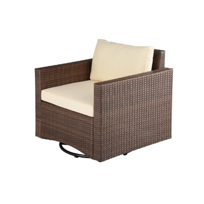 Shontoria Wicker Outdoor Glider