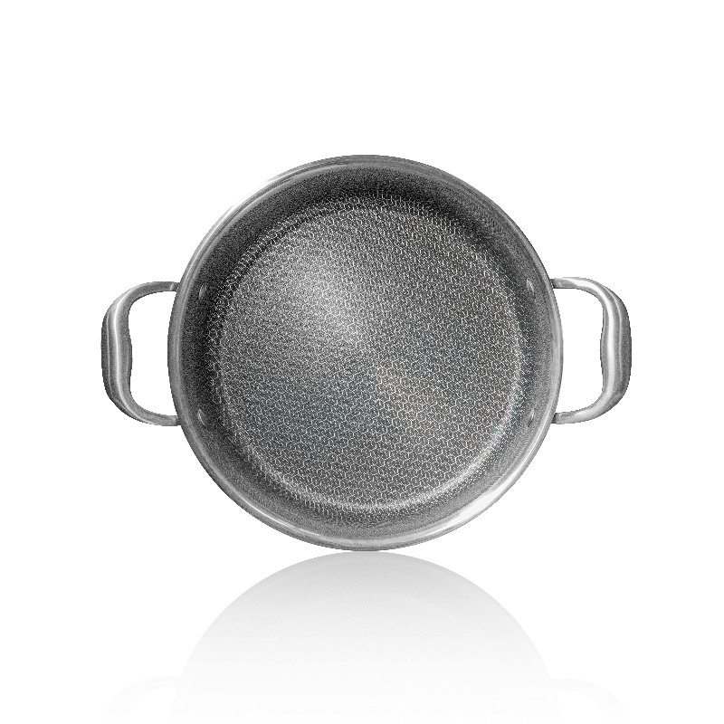 Kuechenkompane 3L Non-Stick Stainless Steel Standard Pot