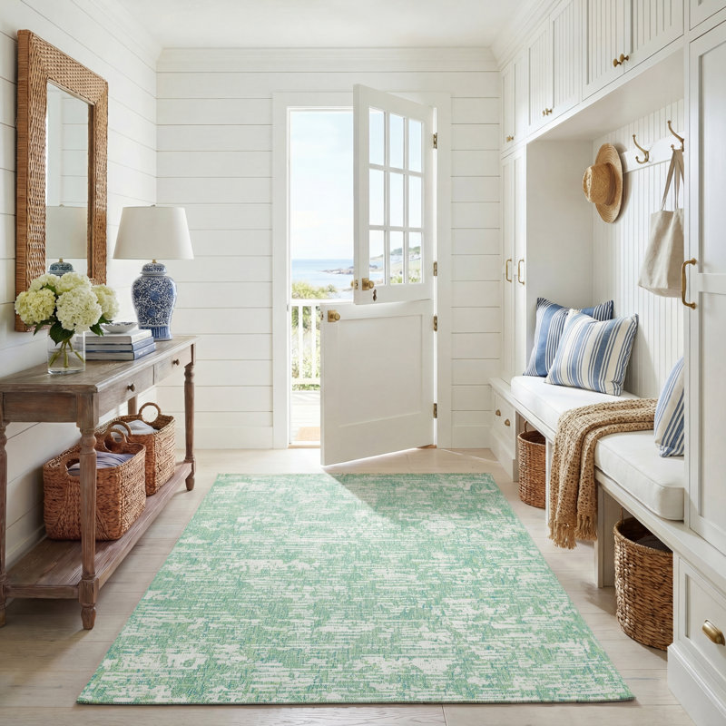 Tapis d'intérieur / extérieur Willaurie Performance, Rectangle 5 pi 3 po x 7 pi 7 po