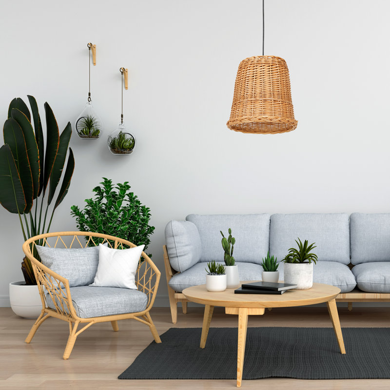 Vimini 1 - Light Brown Bell Pendant