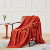Plush Cozy Knitted Throw Blanket