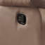 Fauteuil inclinable brun avec accoudoirs coussinés