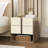 Modern Two-Tone Nightstand with Smart Charging Station-1658851034