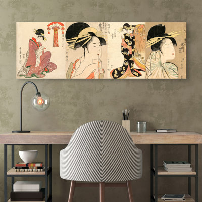 A Selection Of Beautiful Women by Kitagawa Utamaro - Print