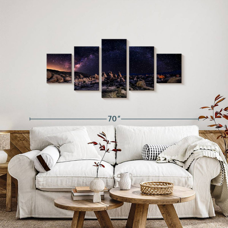 Stars Night, 24" H x 55" W