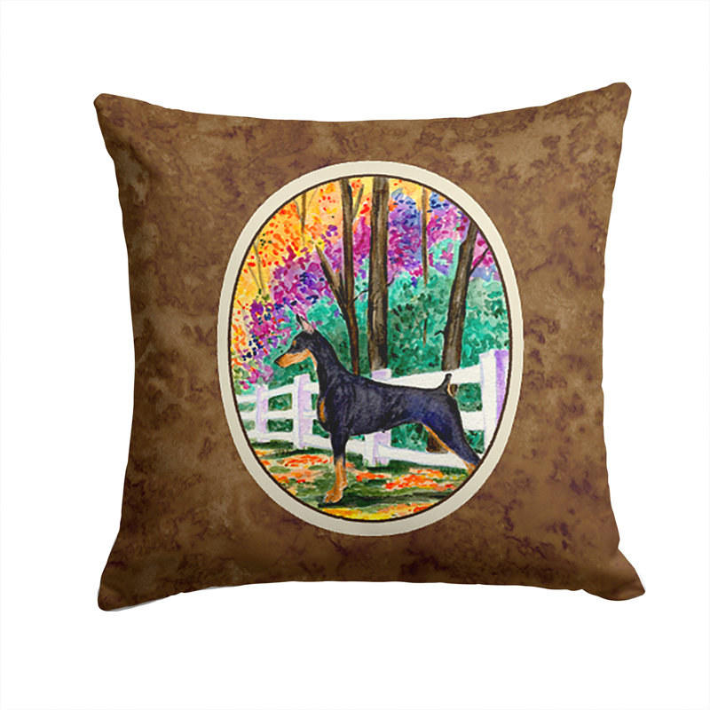 Coussin intérieur/extérieur brownthrow doberman