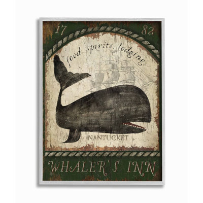 Enseigne rétro de Nantucket Whaler